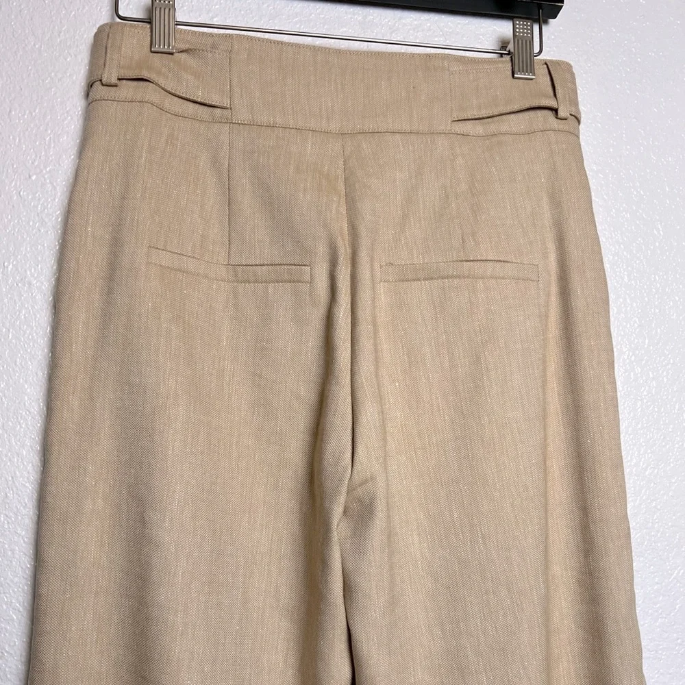 Veronica Beard Tan Wide Leg Pants - Picture 5 of 11